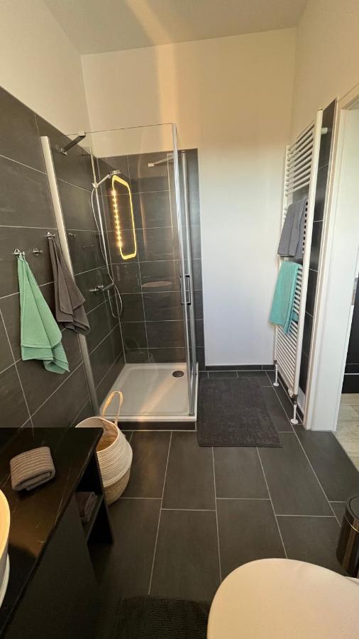 Ferienwohnung Mit Warnowblick Rostock Esterno foto